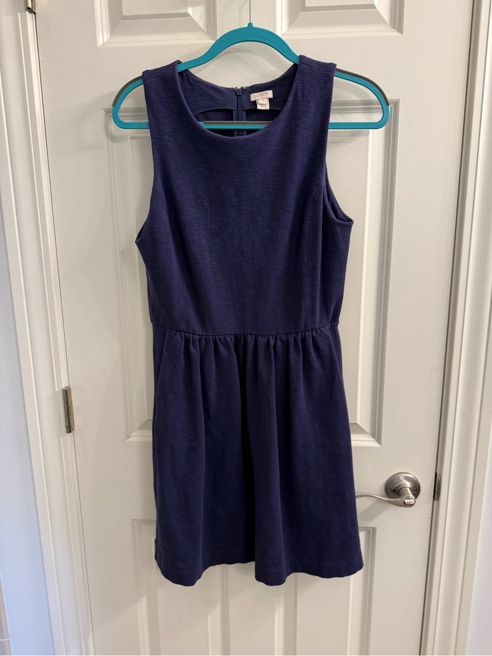 J. Crew Navy Sleeveless Knit Dress